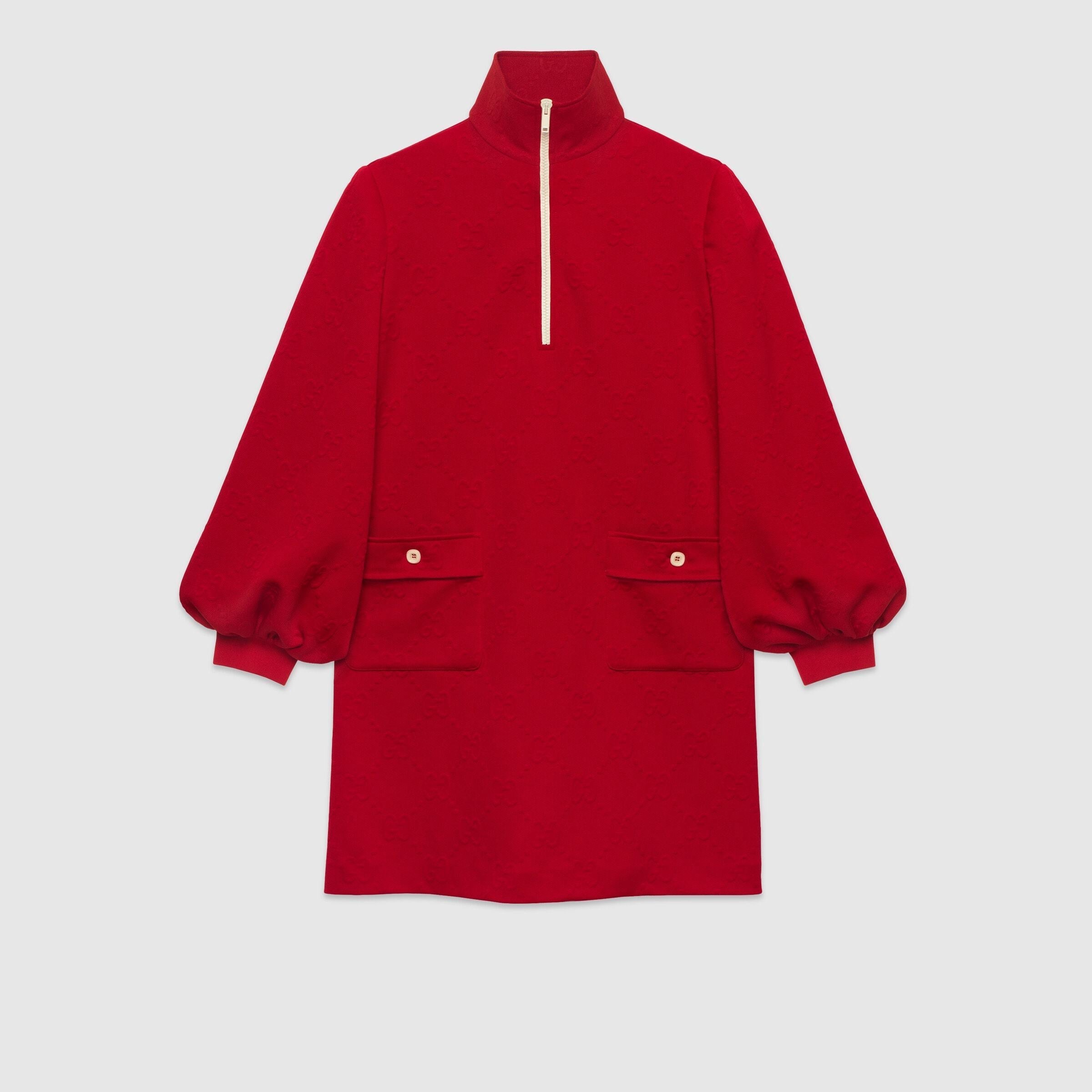 GUCCI GG JACQUARD JERSEY DRESS