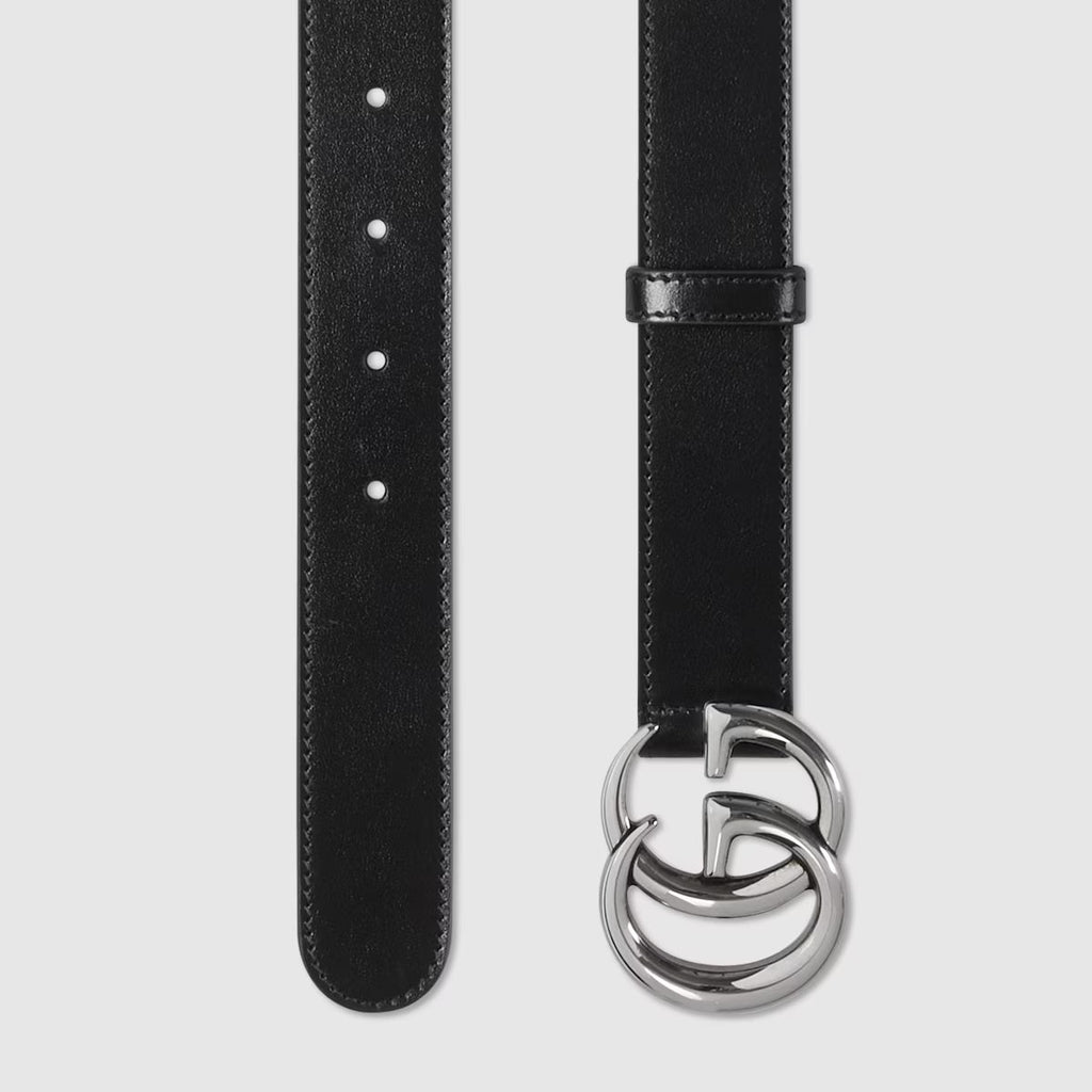 GUCCI GG MARMONT CALFSKIN LEATHER BELT