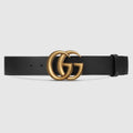 GUCCI GG MARMONT WIDE CALFSKIN LEATHER BELT