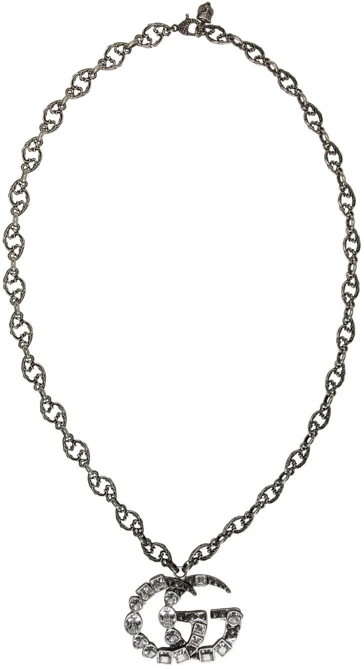 GUCCI GG MARMONT CRYSTAL NECKLACE