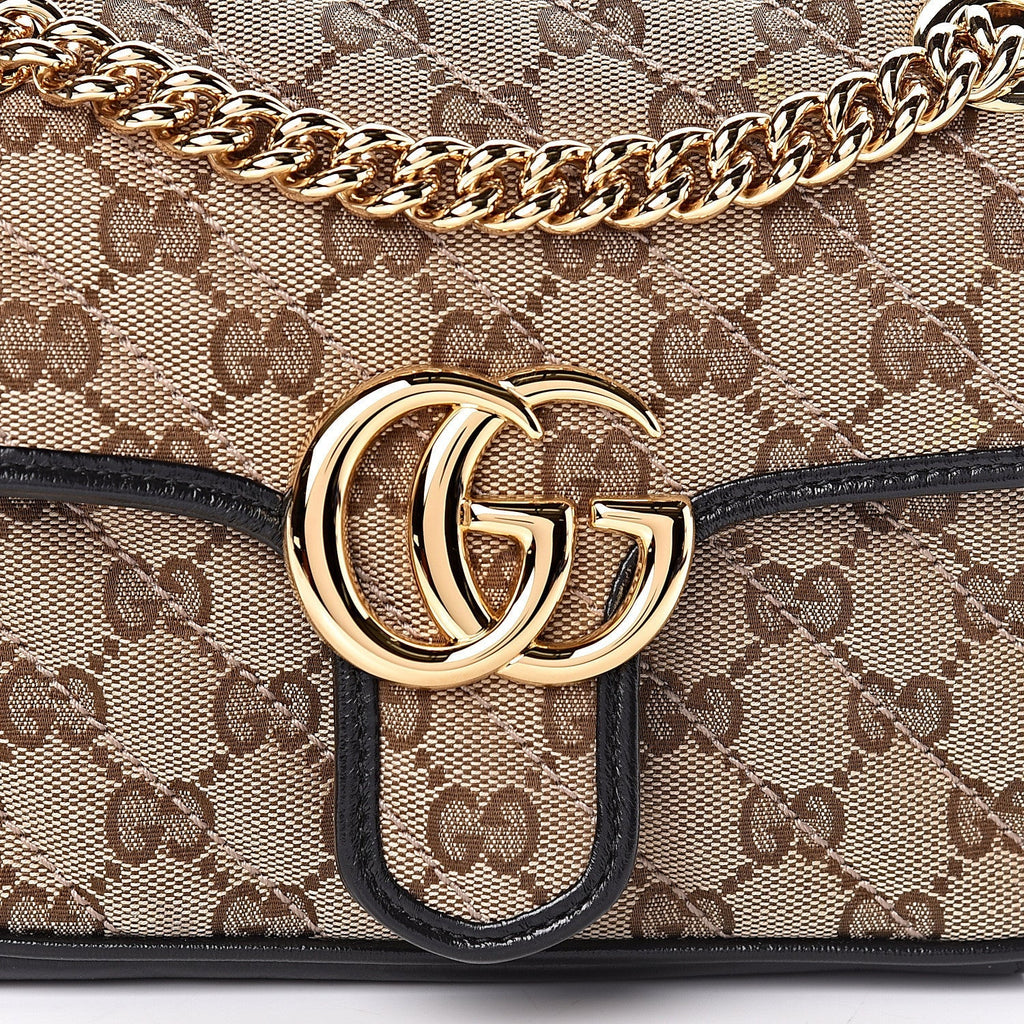 GUCCI GG MARMONT MONOGRAM MINI CROSSBODY BAG