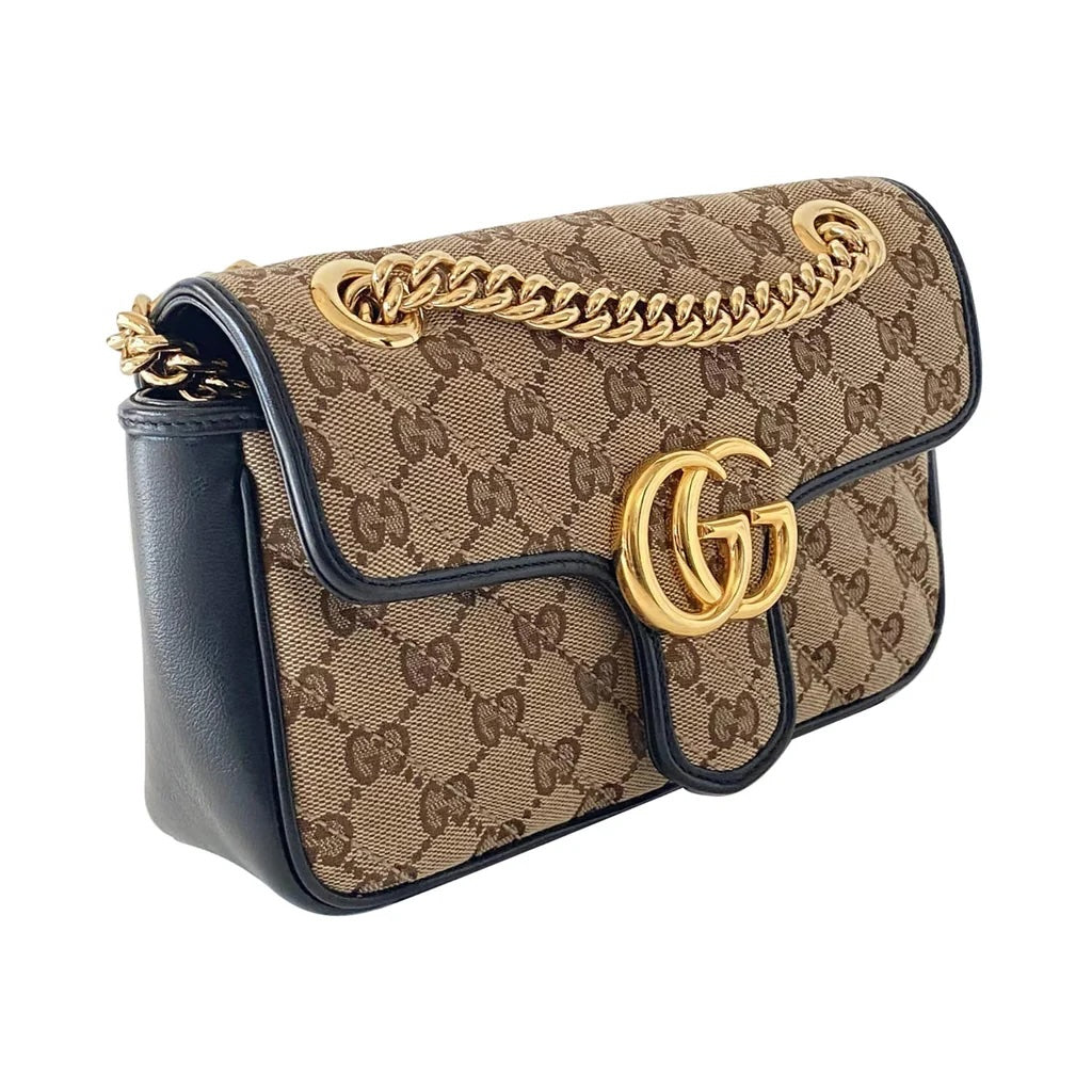 GUCCI GG MARMONT MONOGRAM MINI CROSSBODY BAG