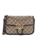 GUCCI GG MARMONT MONOGRAM MINI CROSSBODY BAG