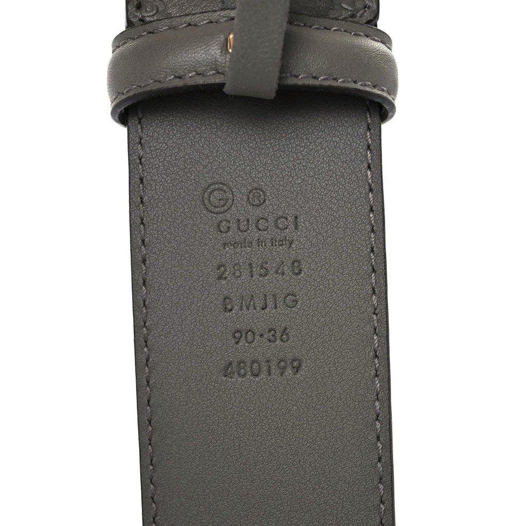 GUCCI GG MICROGUCCISSIMA LEATHER BELT