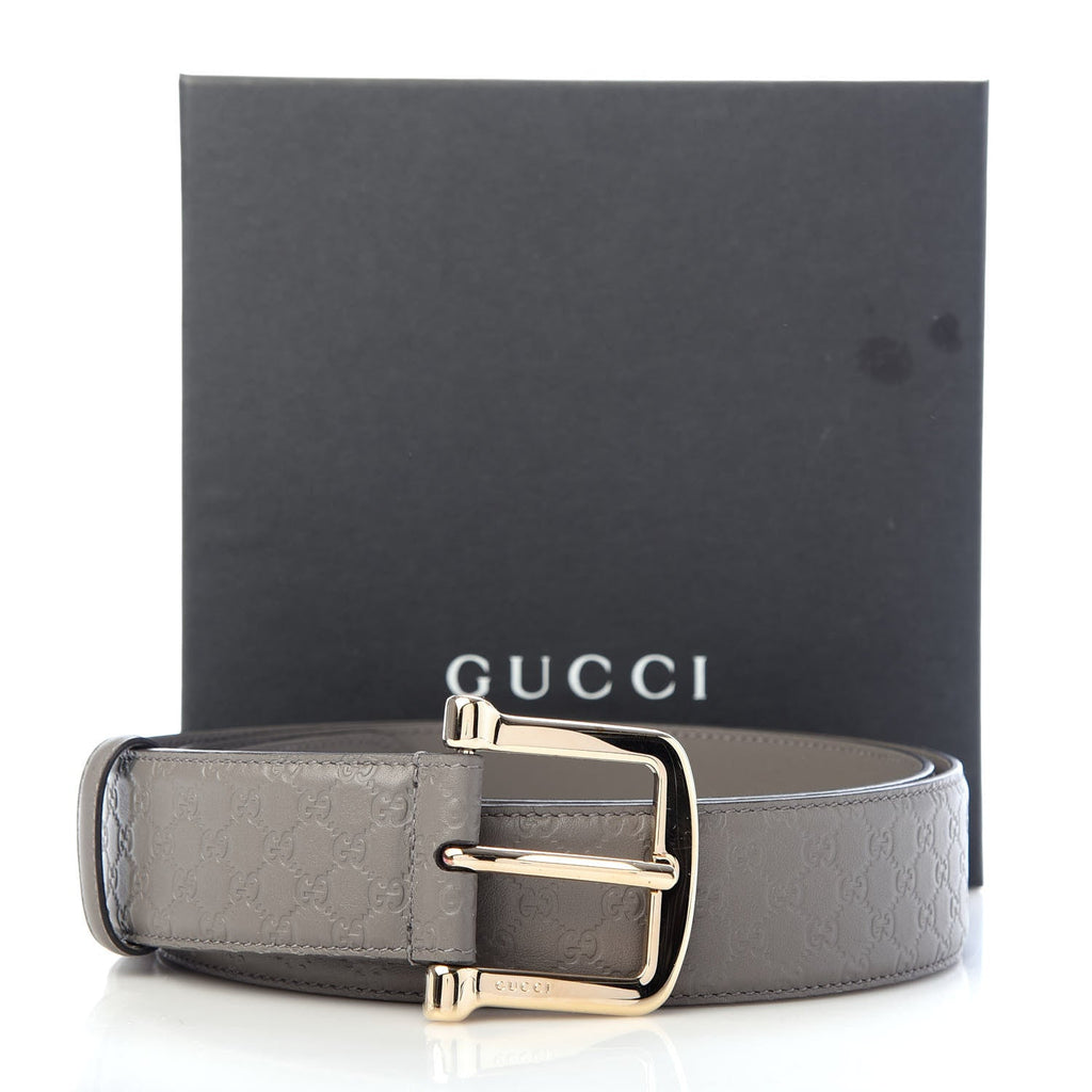 GUCCI GG MICROGUCCISSIMA LEATHER BELT