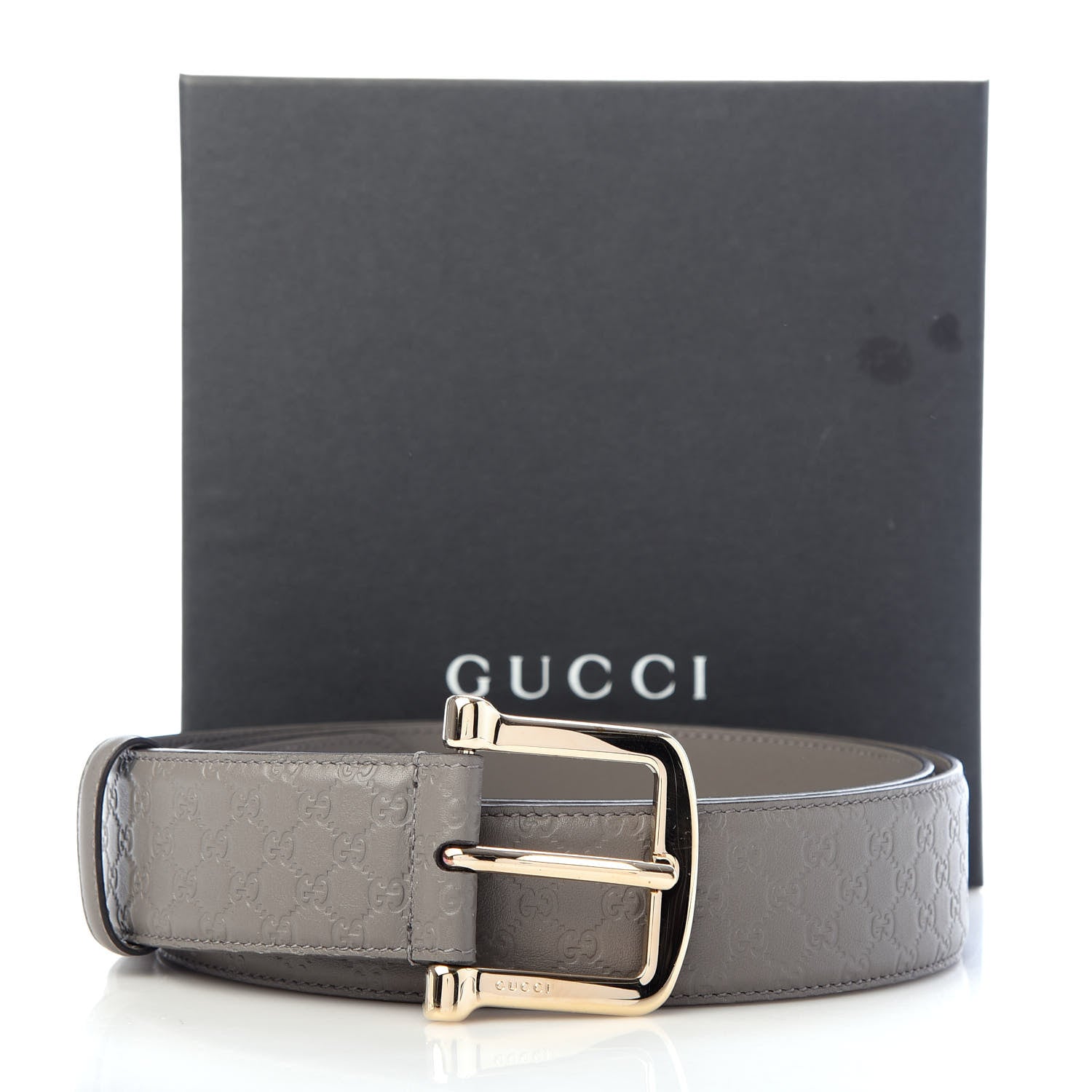 GUCCI GG MICROGUCCISSIMA LEATHER BELT