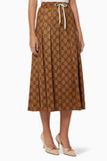 GUCCI GG TECHNICAL JERSEY SKIRT