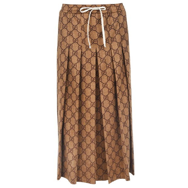 GUCCI GG TECHNICAL JERSEY SKIRT