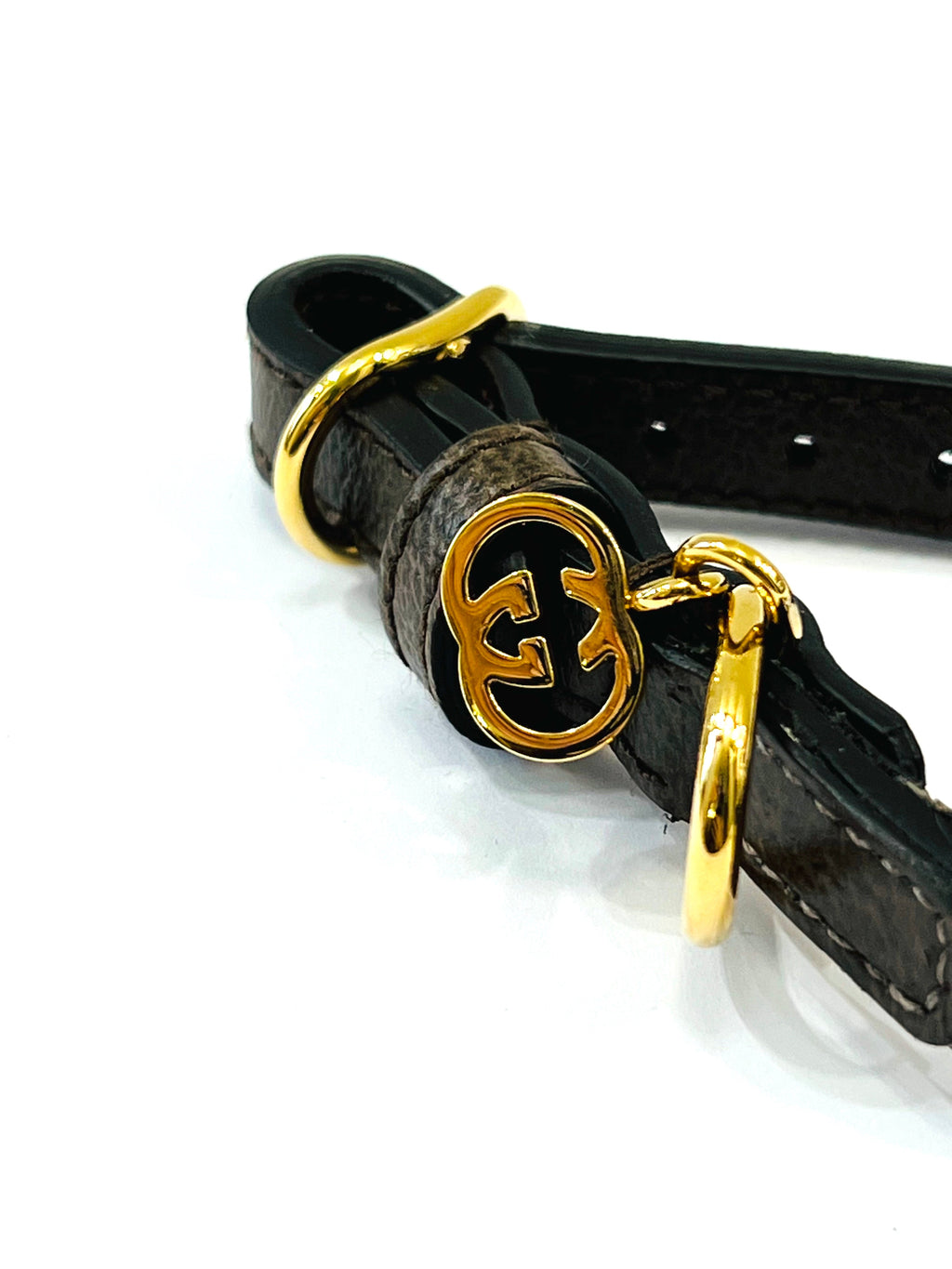 GUCCI GG MONOGRAM DOG COLLAR