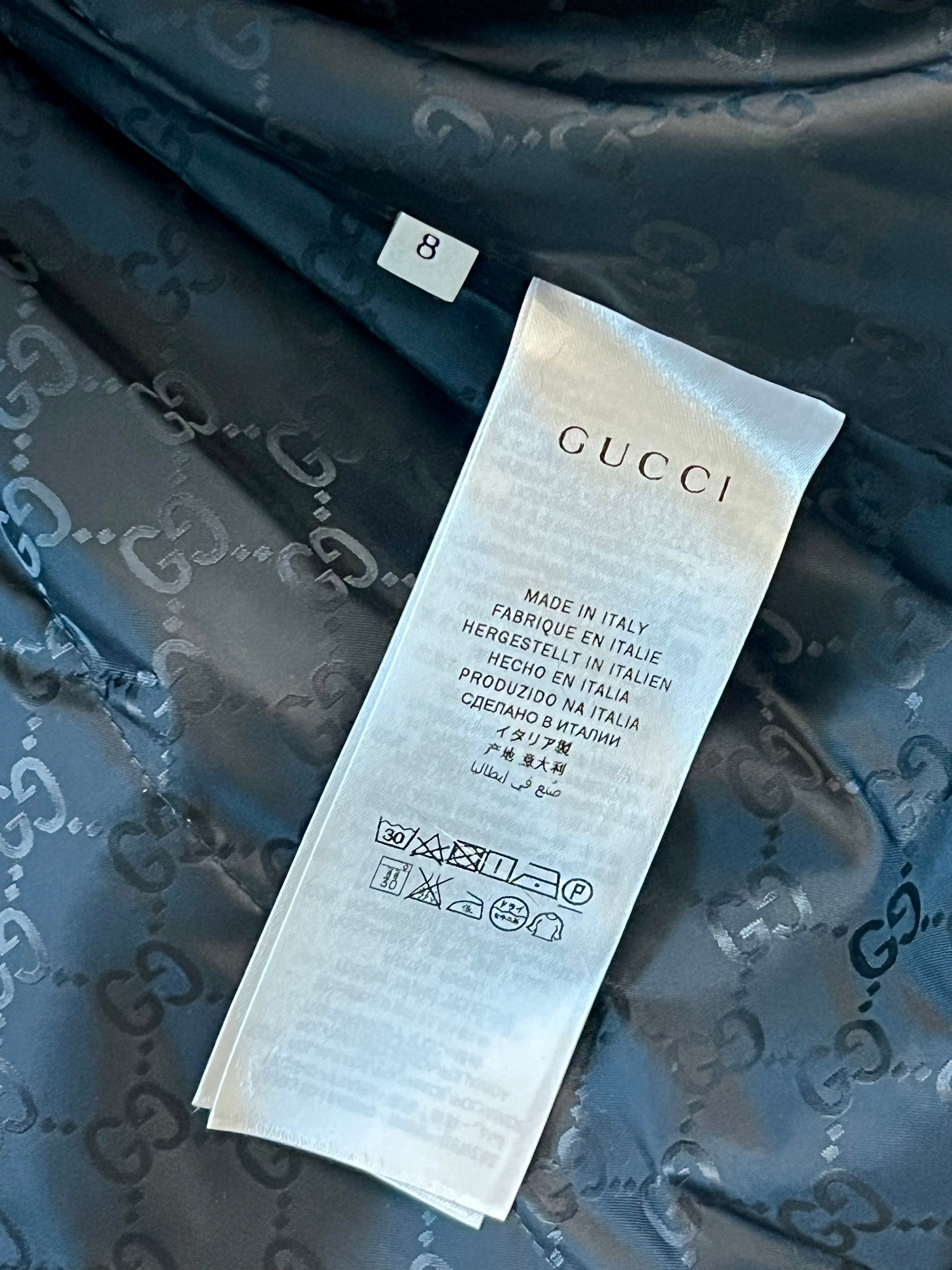 GUCCI GG MONOGRAM HOODED KIDS PUFFER JACKET