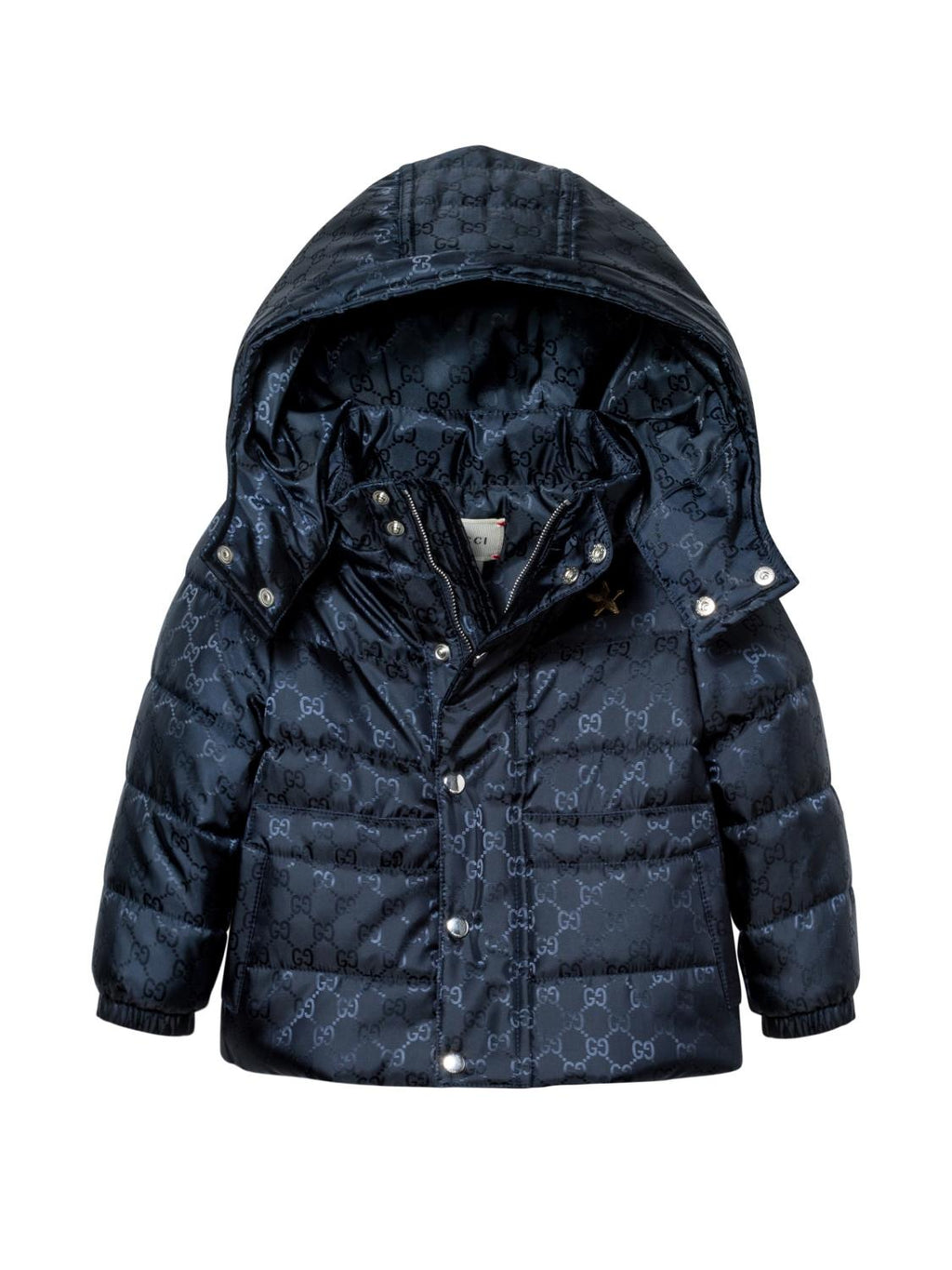 GUCCI GG MONOGRAM KIDS HOODED DOWN COAT