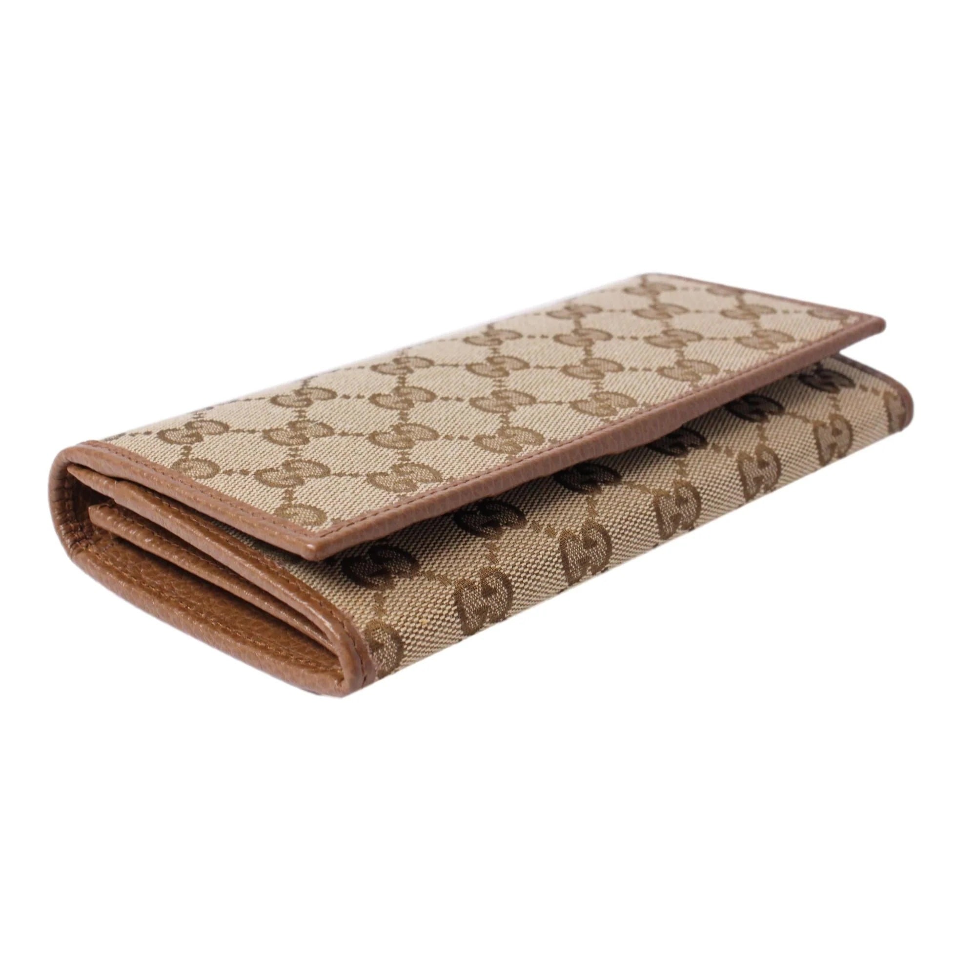 GUCCI GG MONOGRAM LONG WALLET