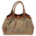 GUCCI GG MONOGRAM MEDIUM SUKEY TOTE BAG