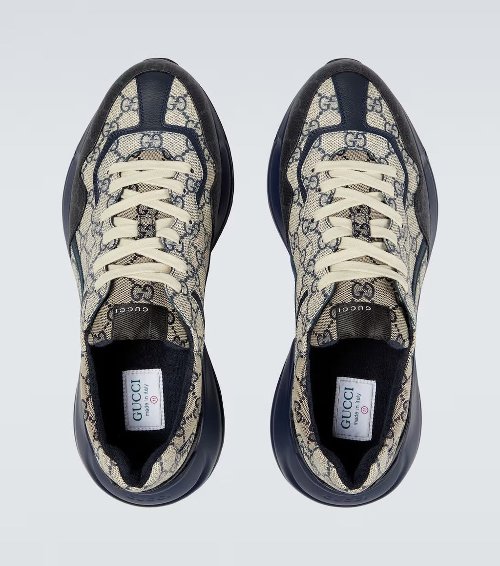 GUCCI GG RHYTON LOW TOP SNEAKERS