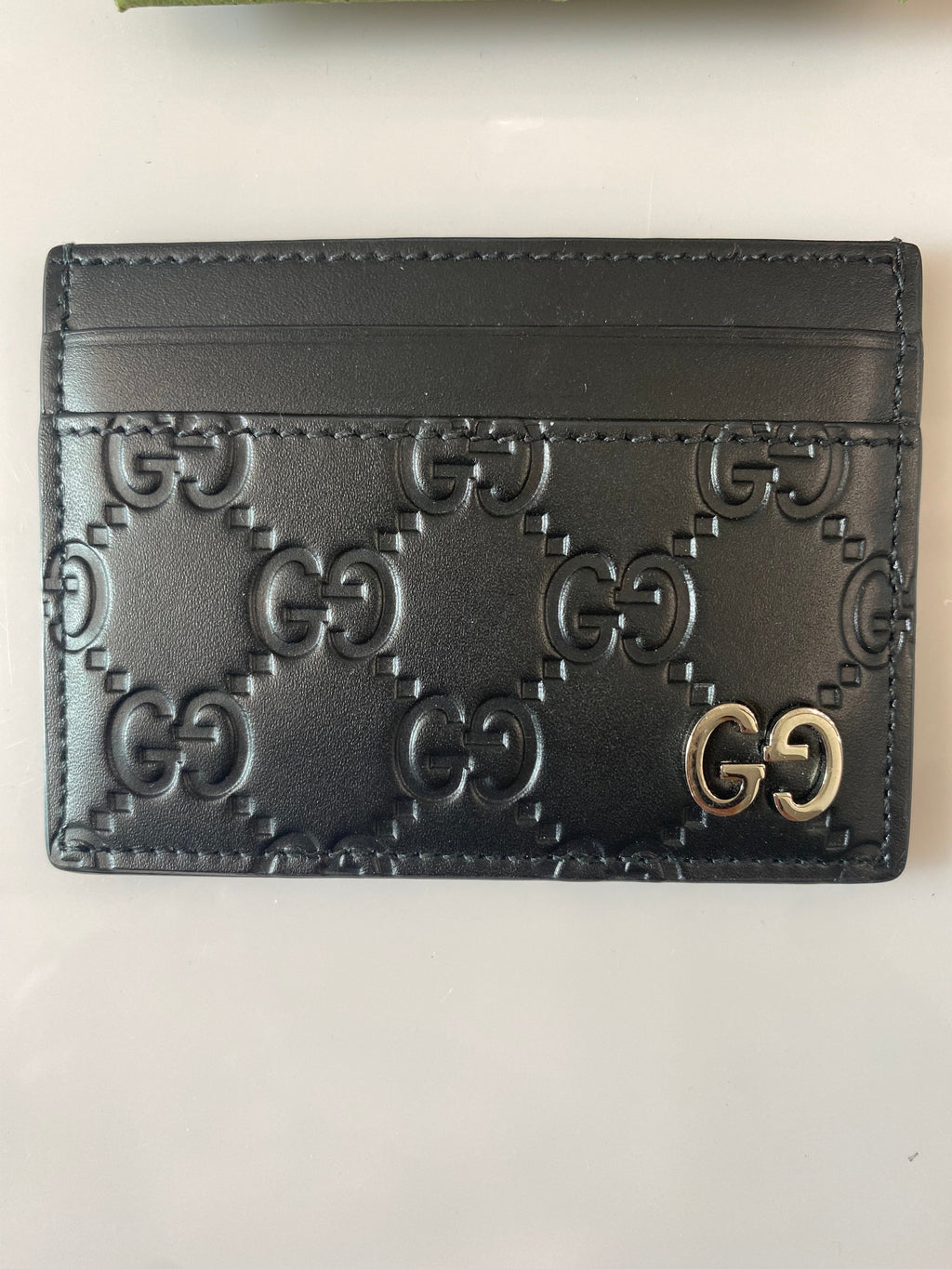 GUCCI GG SIGNATURE CARD CASE