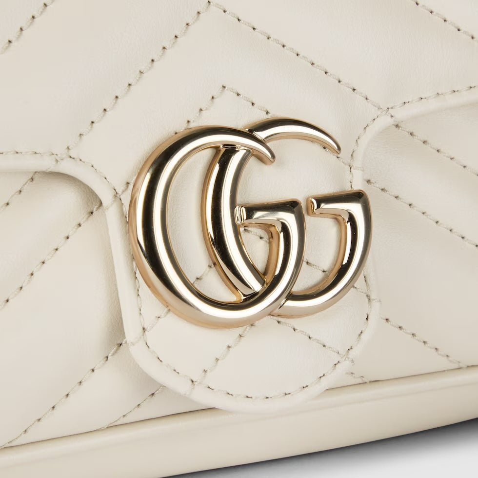 GUCCI GG MARMONT SMALL CALFSKIN SHOULDER BAG