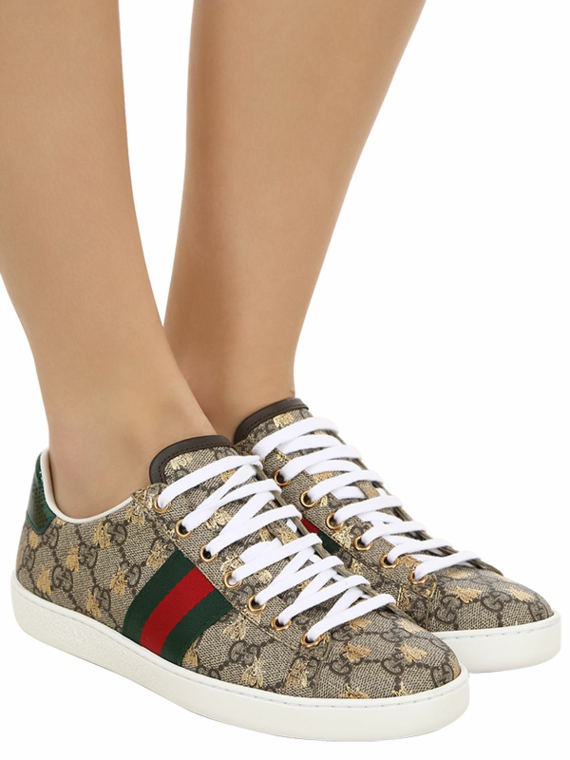 GUCCI GG SUPREME BEES ACE SNEAKERS
