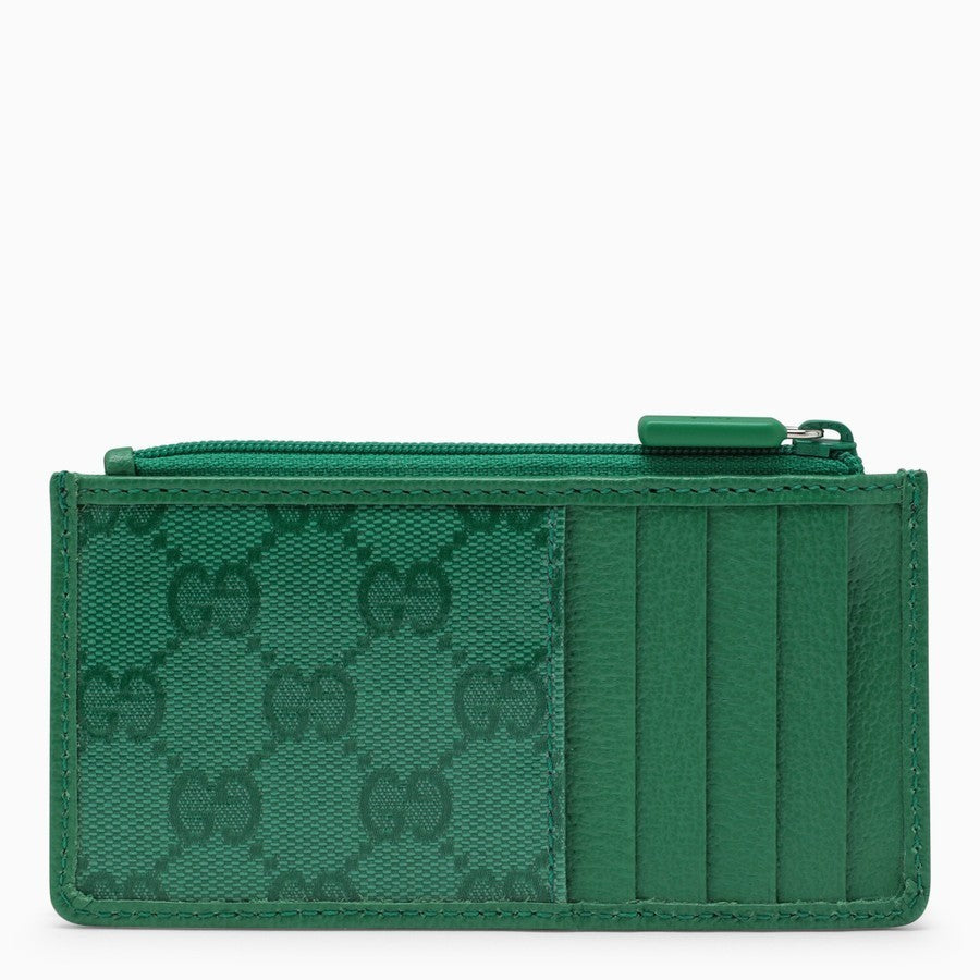 GUCCI GG SUPREME MONOGRAM CARD HOLDER WALLET