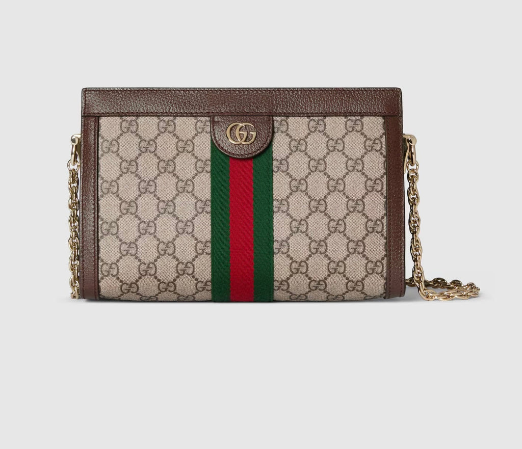 GG SUPREME OPHIDIA SMALL CHAIN  STRAP SHOULDER BAG
