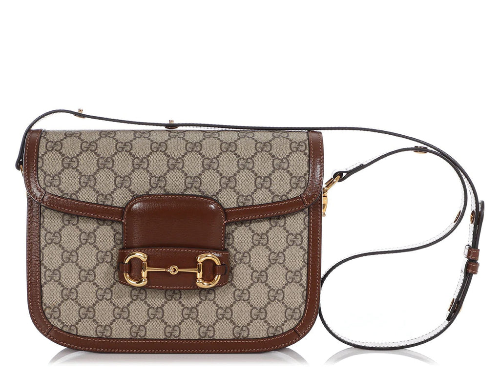 GUCCI GG SUPREME HORSEBIT 1955 SHOULDER BAG