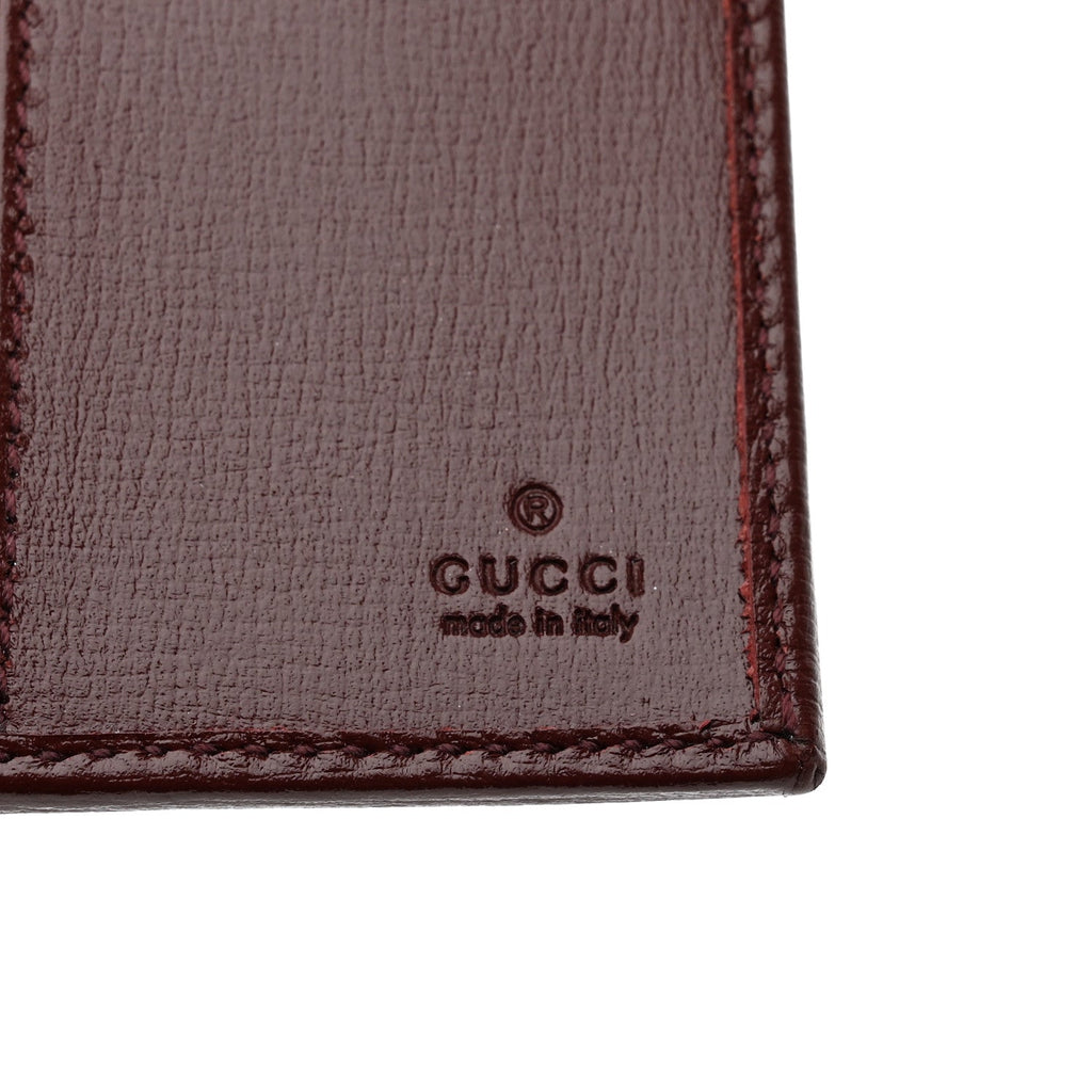 GUCCI GG SUPREME INTERLOCKING G PASSPORT COVER