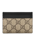 GUCCI GG SUPREME MONOGRAM CALFSKIN CARD CASE