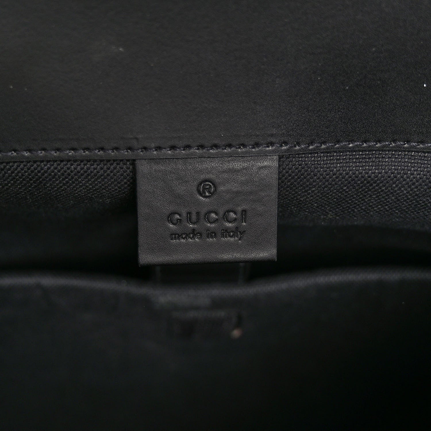 GUCCI GG SUPREME MONOGRAM CALFSKIN WEB DOUBLE BUCKLE BACKPACK