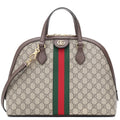 GUCCI GG SUPREME WEB MEDIUM OPHIDIA DOME BAG