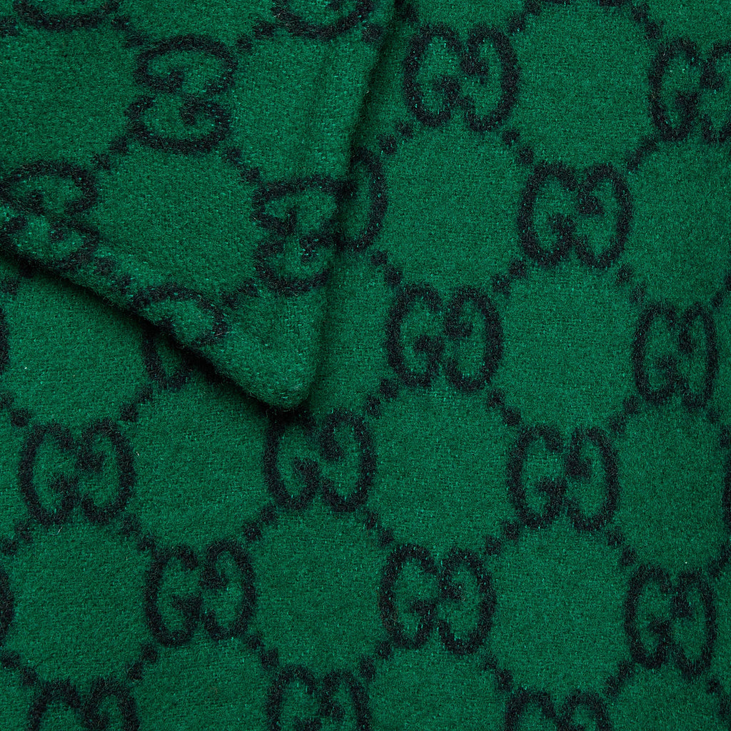 GUCCI GG WOOL FLANNEL PADDED JACKET