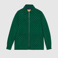 GUCCI GG WOOL FLANNEL PADDED JACKET