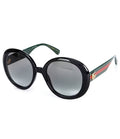 GUCCI GG WEB OVERSIZED ROUND FRAME SUNGLASSES