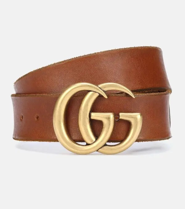 GUCCI GG MARMONT CALFSKIN LEATHER BELT