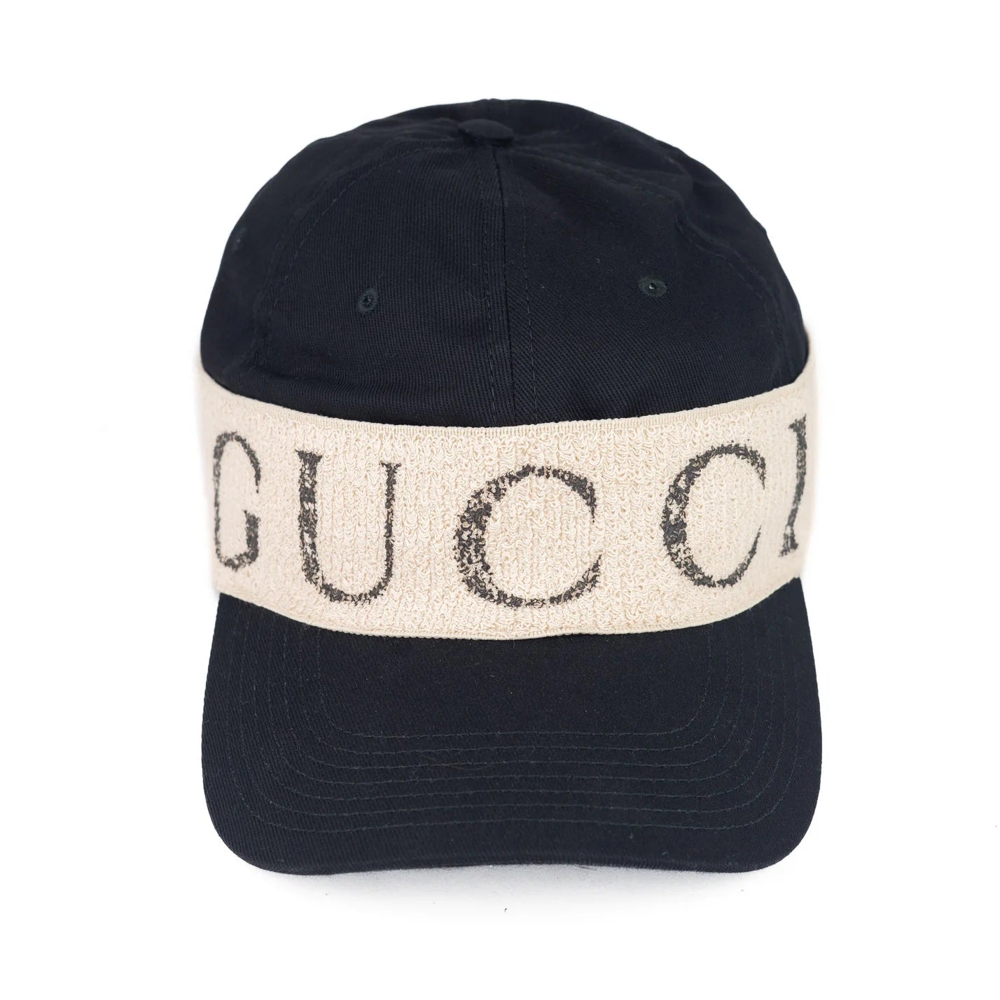 GUCCI GABARDINE LOGO BASEBALL CAP