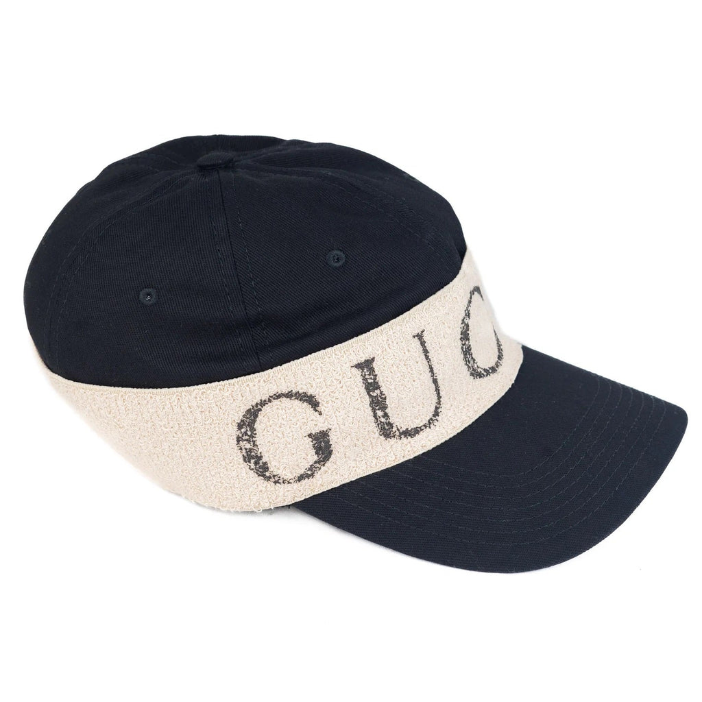 GUCCI GABARDINE LOGO BASEBALL CAP