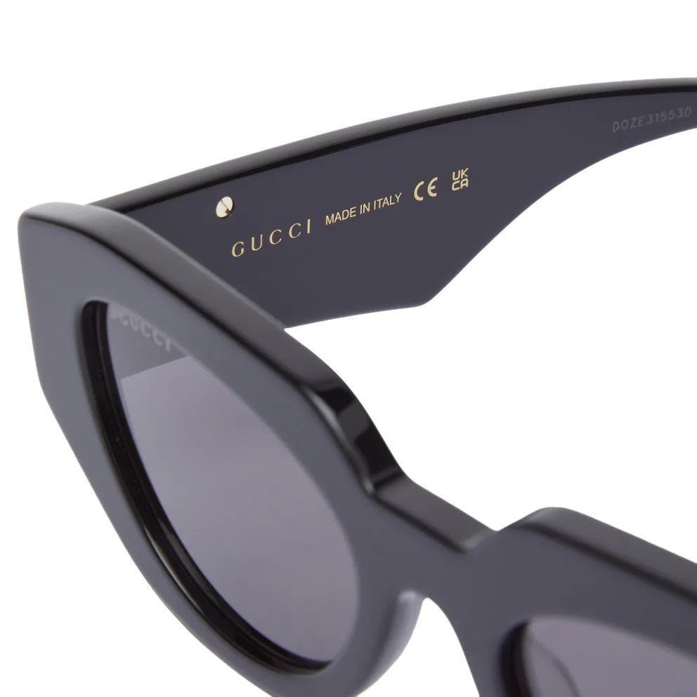 GUCCI GEOMETRIC FRAME SUNGLASSES