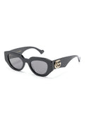 GUCCI GEOMETRIC FRAME SUNGLASSES