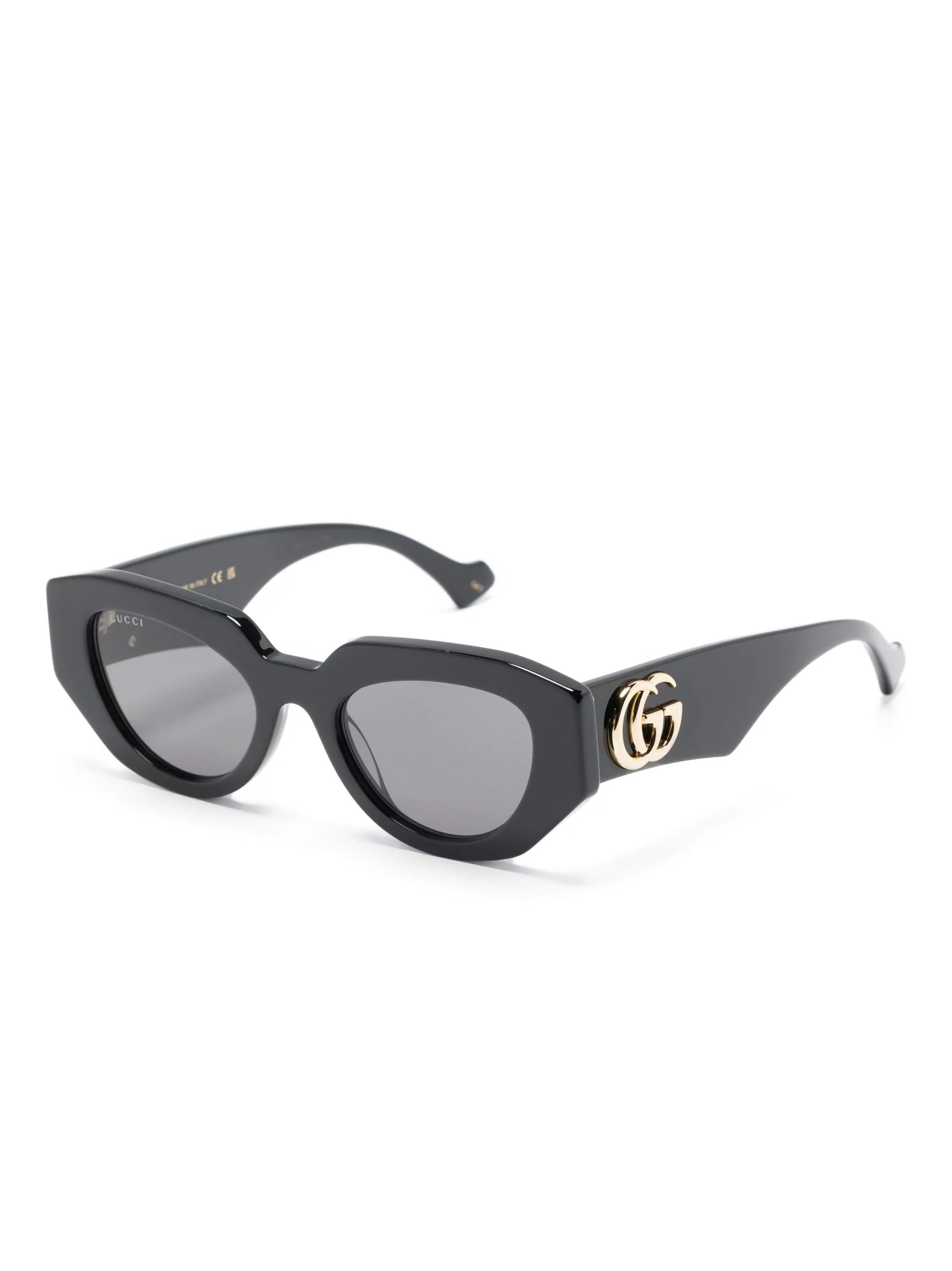 GUCCI GEOMETRIC FRAME SUNGLASSES