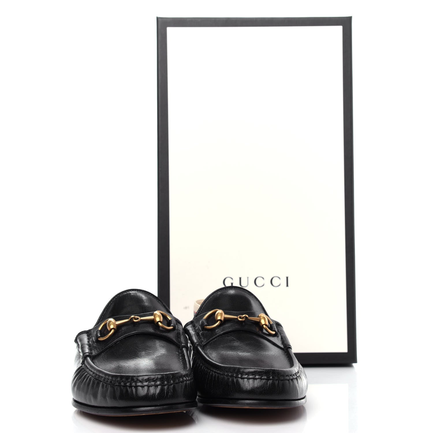GUCCI GOATSKIN HORSEBIT SLINGBACK MULES