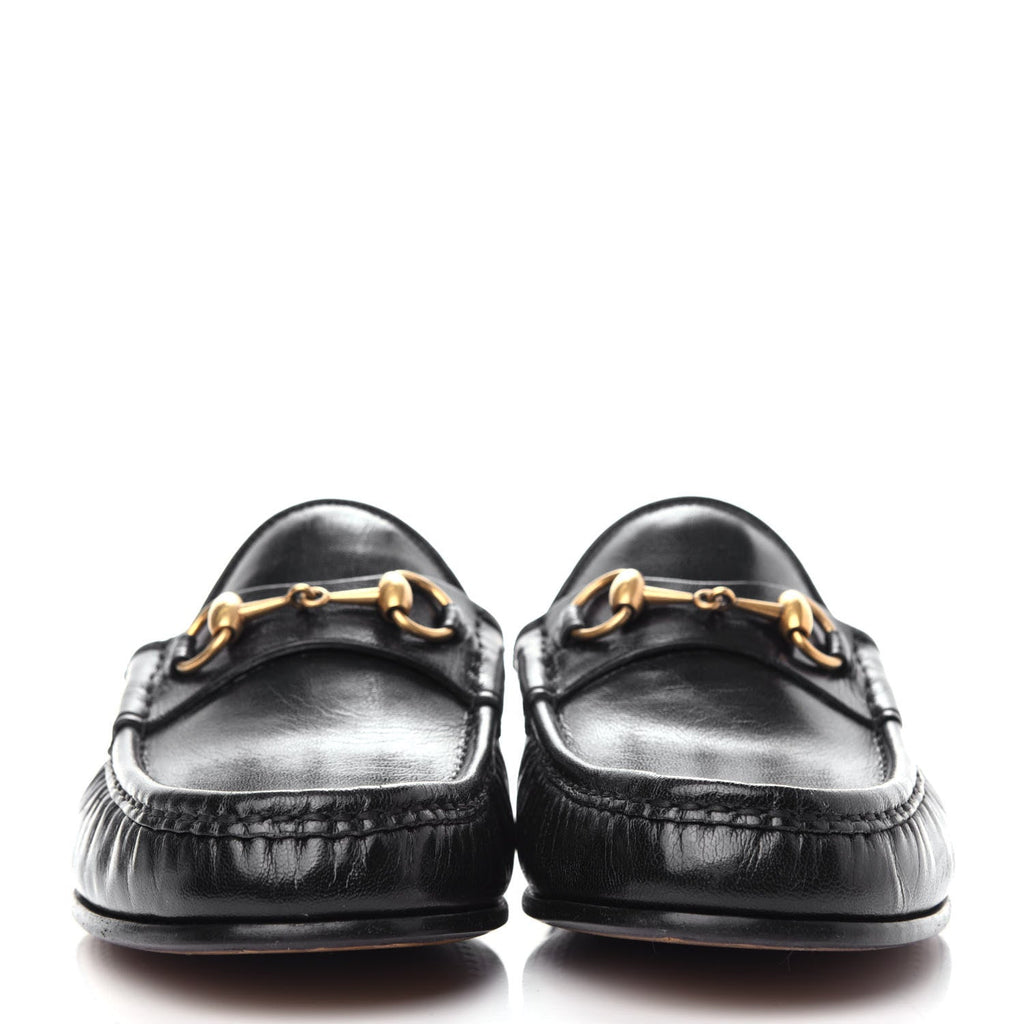 GUCCI GOATSKIN HORSEBIT SLINGBACK MULES