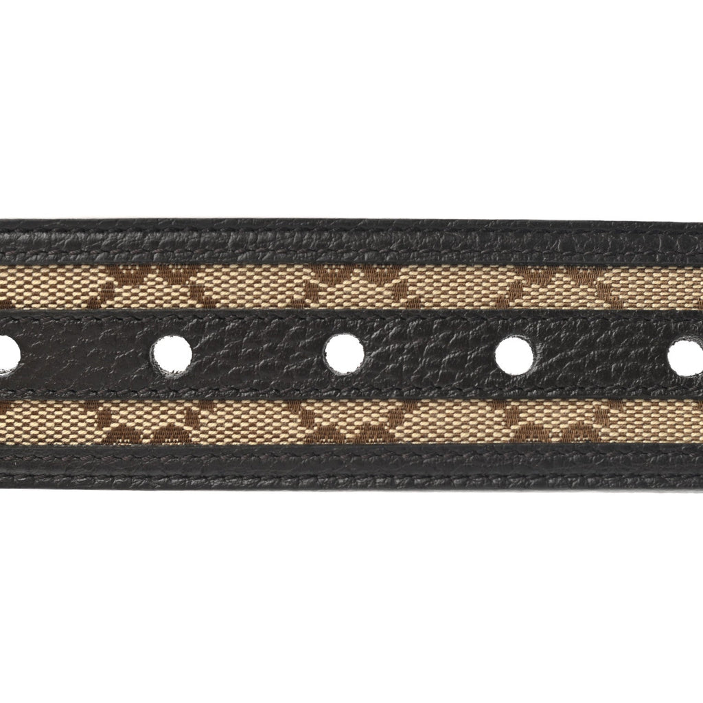 GUCCI GG SUPREME GUCCISSIMA CALFSKIN 40MM PALLADIUM BUCKLE BELT