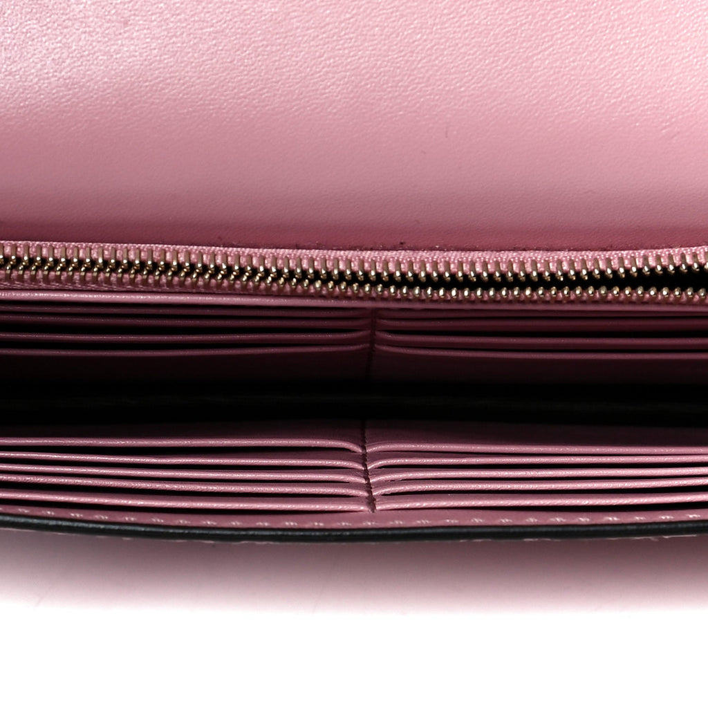 GUCCI GUCCISSIMA LEATHER ICON CHAIN WALLET