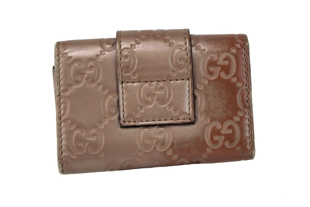 GUCCI GUCCISSIMA LEATHER KEY HOLDER CASE