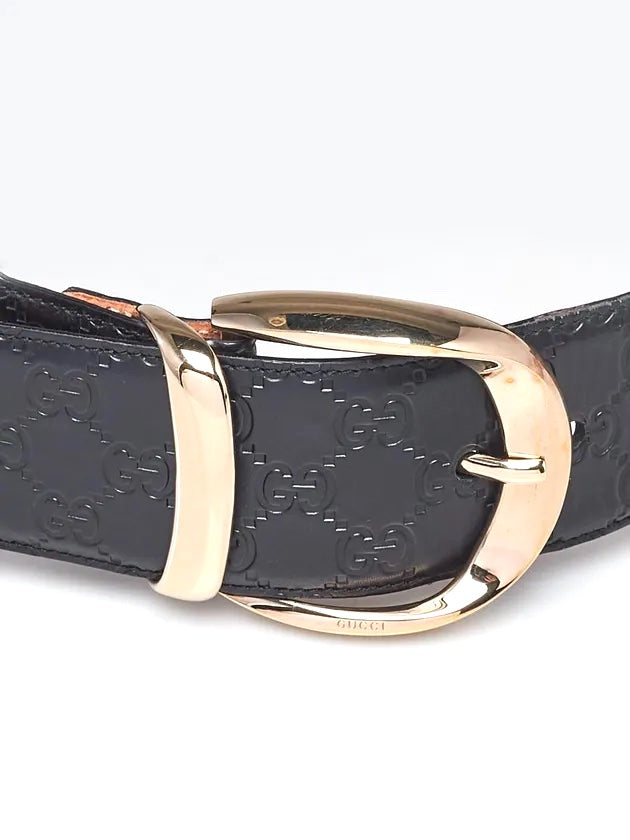 GUCCI GUCCISSIMA VINTAGE LEATHER & ELASTIC WIDE BELT