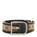 GUCCI GG SUPREME GUCCISSIMA CALFSKIN 40MM PALLADIUM BUCKLE BELT