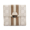 GUCCI GUCCISSIMA VINTAGE LEATHER & SUEDE FLAP WALLET