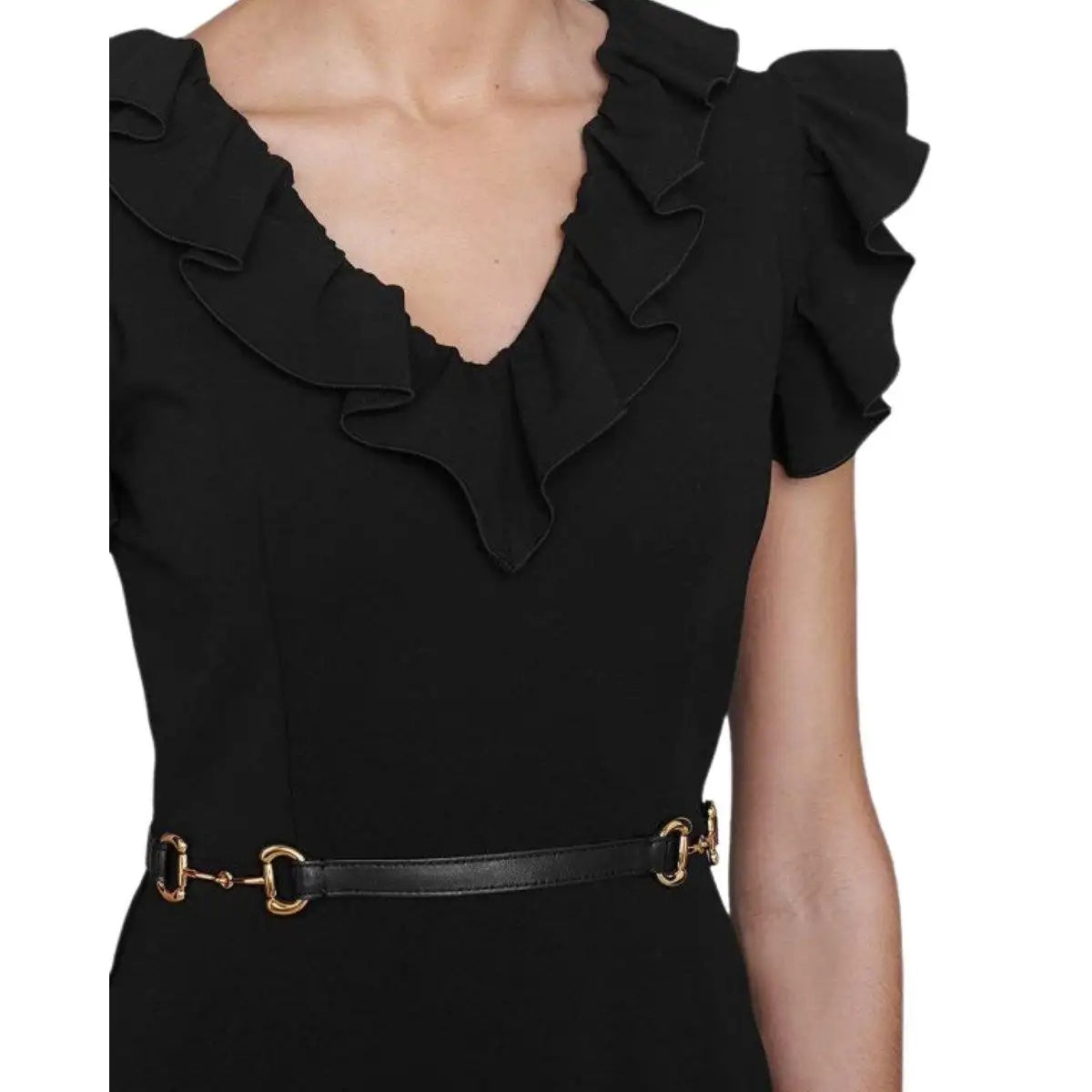 GUCCI HORSEBIT Crêpe DRESS