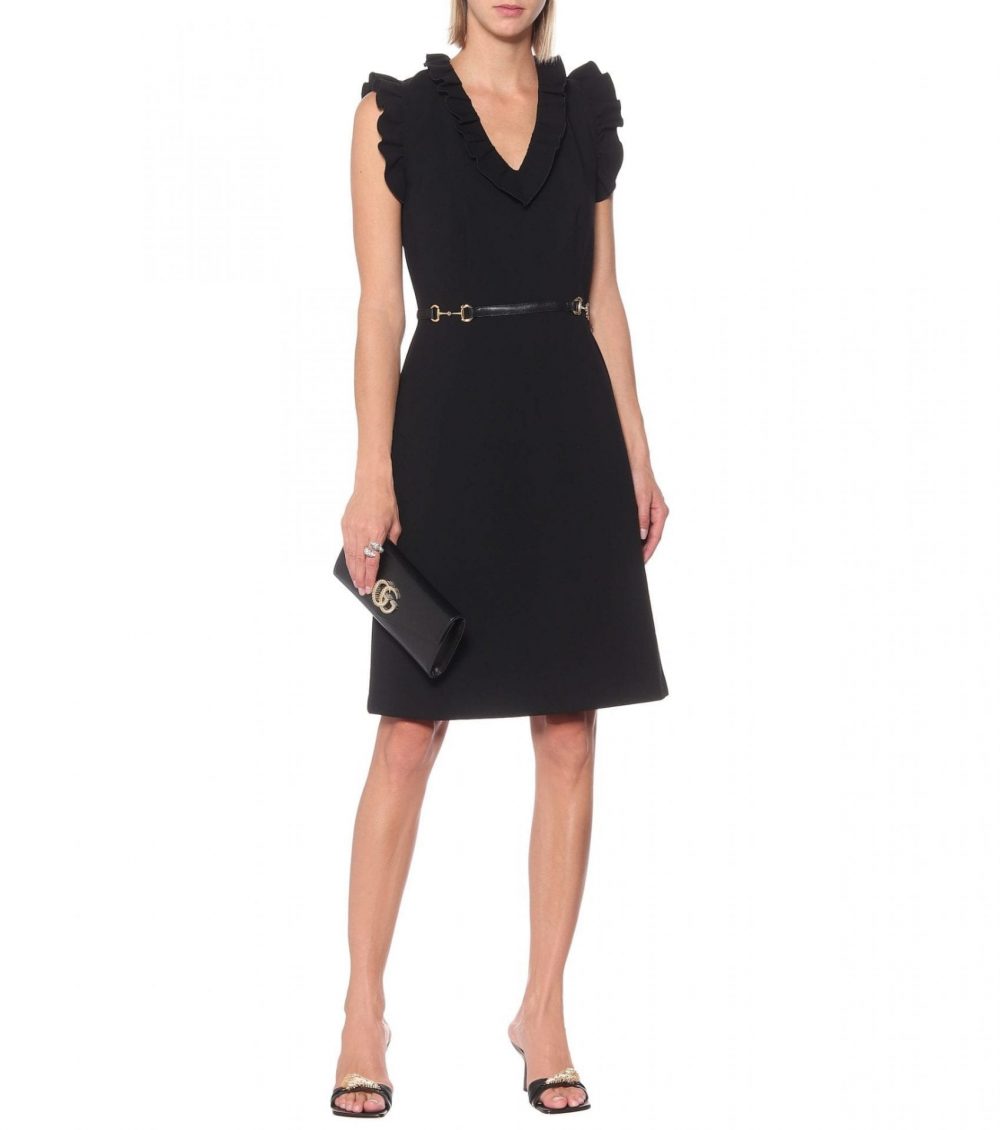 GUCCI HORSEBIT Crêpe DRESS