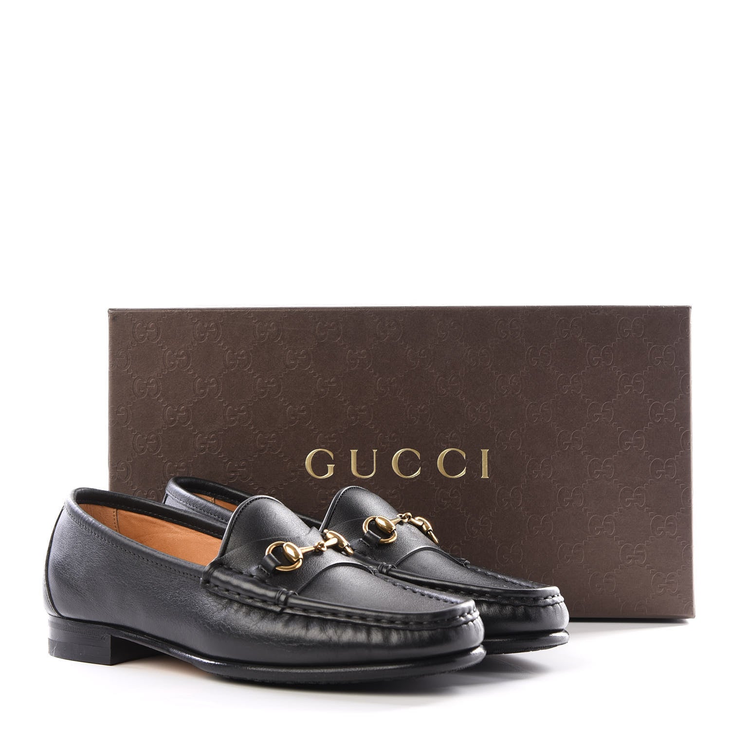 GUCCI 1953 HORSEBIT CALFSKIN LEATHER LOAFERS
