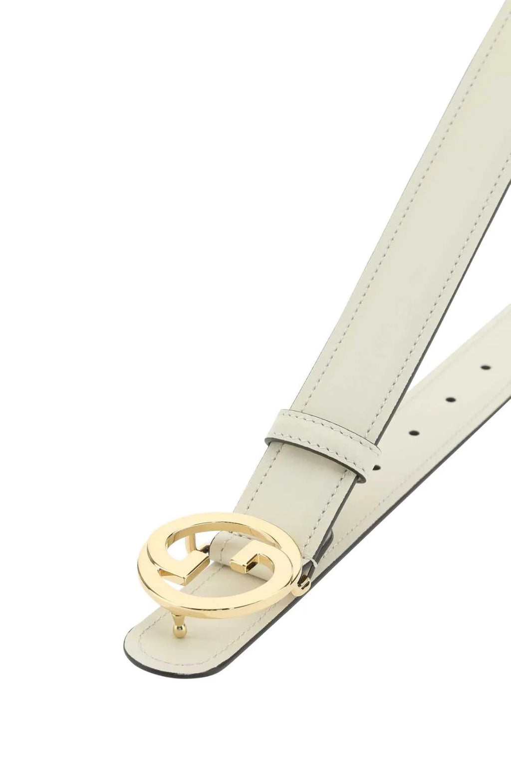 GUCCI INTERLOCKING G BUCKLE LEATHER BELT