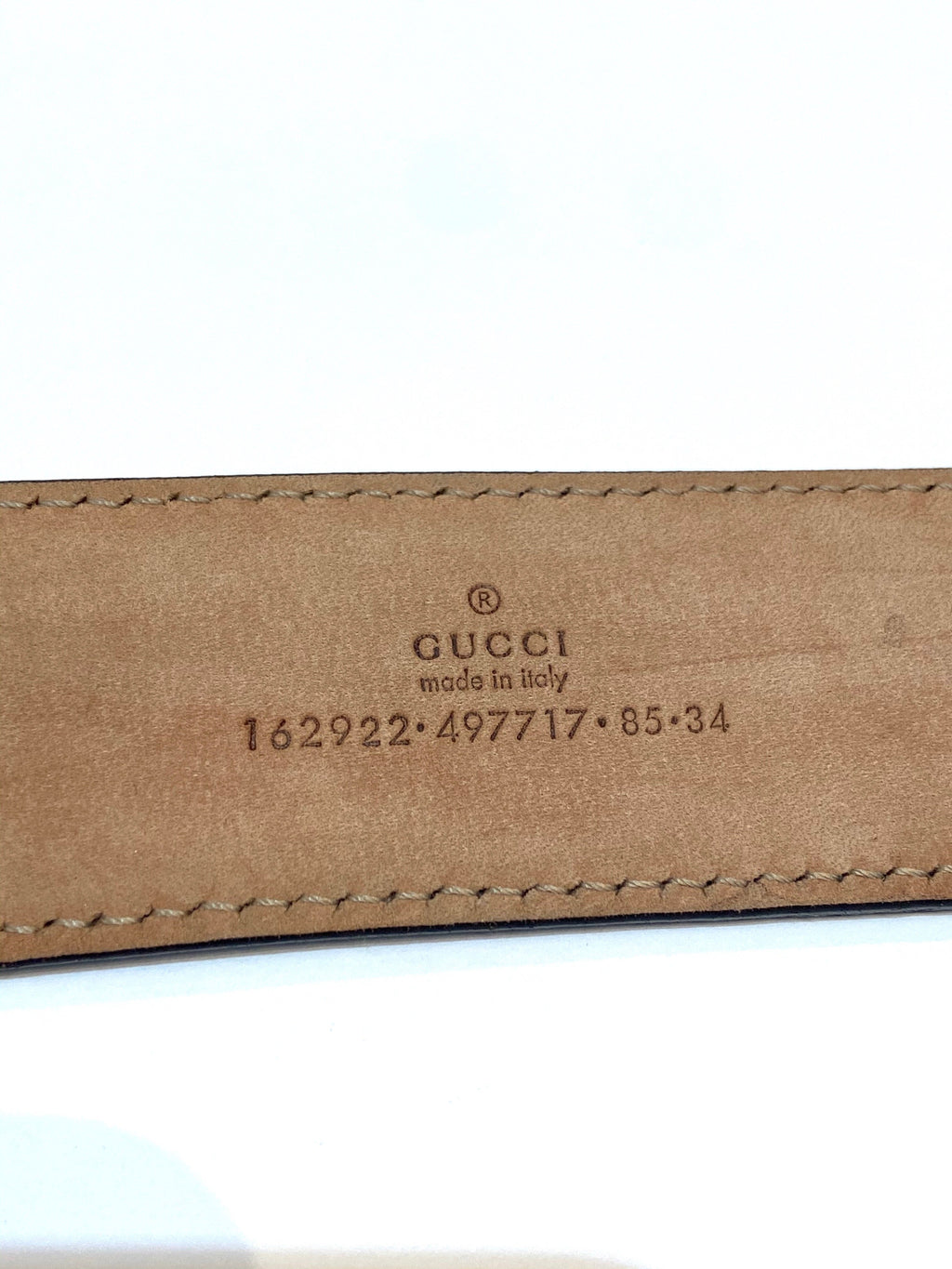 GUCCI GG INTERLOCKING BUCKLE PATENT LEATHER BELT